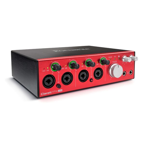 bia2piano-focusrite-Clarett-4usb - کارت صدا شرکت بیا تو پیانو نماینده فروش محصولات فوکوس رایت در ایران