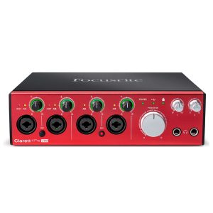 bia2piano-focusrite-Clarett-4usb - کارت صدا شرکت بیا تو پیانو نماینده فروش محصولات فوکوس رایت در ایران